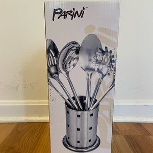 New Parini Stainless Steel 7pc Utensil Set